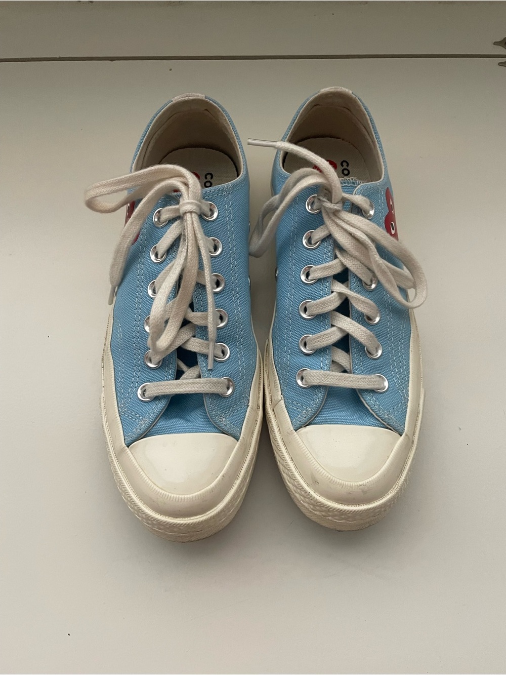 Commes Des Garçon Converse Light Blue Low Top - Picture 2 of 6